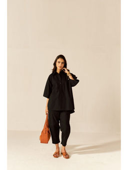 SPACE - Ikigai Black Shirt With Pant