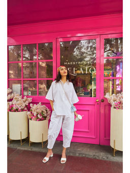 SPACE - Ikigai White Shirt With Pant