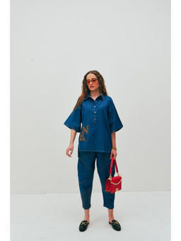 SPACE - Ikigai Z Blue Shirt With Pant