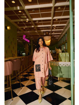 SPACE - Lavasa Coral Shirt With Pant
