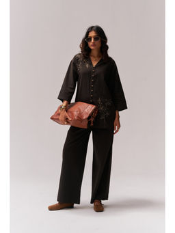 SPACE - Pataka Black Top And Pant