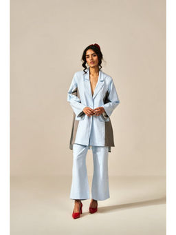SPACE - The Riri Blue Blazer And Pant Set