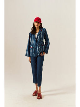 SPACE - Yana Denim Blue Shacket With Pants