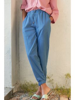 CANOOPI - Blue Chic Ease Denim Jogger