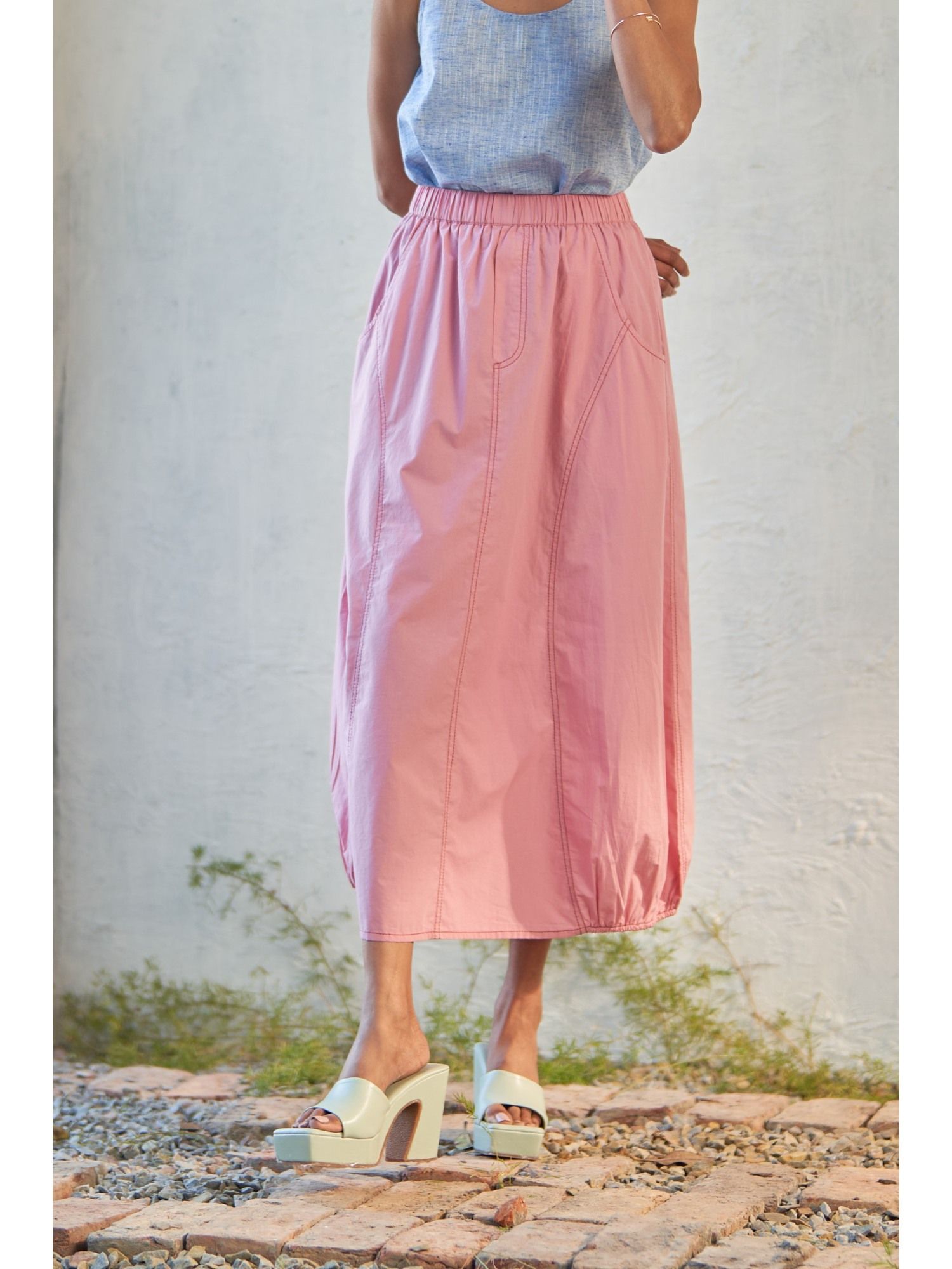 canoopi Pink Serenity Elasticated Skirt-picture-10