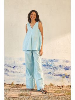 CANOOPI - Blue Journey Jives Solid Co Ord (Set of 2)