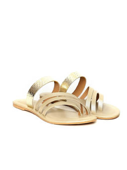 Saint G - Beige Leather Flats