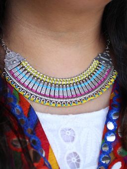BeAbhika - Rainbow Choker Necklace