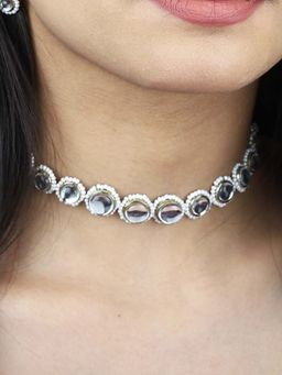 BeAbhika - Round Bound Choker Necklace