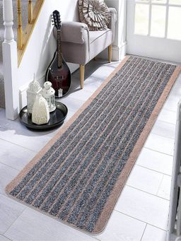 Saral Home - Polyester Anti Slip Multipurpose Runner-Beige-65X300Cm