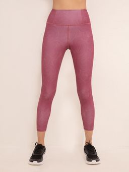 Nykd by Nykaa - High-Rise Trendsetter Squat-Proof NY-Dry Leggings, Swirl Print - NYK121