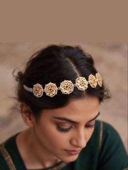 TAD Accessories - Multicolor Kundan Matha Patti