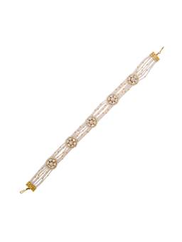 TAD Accessories - White Kundan Matha Patti
