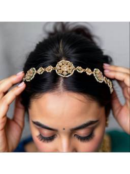 TAD Accessories - Multicolor Kundan Matha Patti