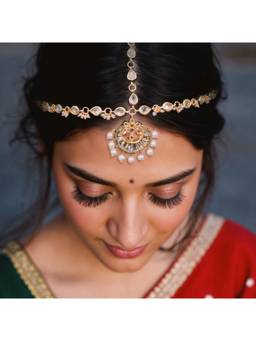 TAD Accessories - Multicolor Kundan Matha Patti