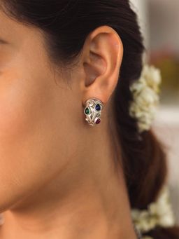 Shaya by CaratLane - Feeling Sundar Oxidised Hoops in 925 Silver