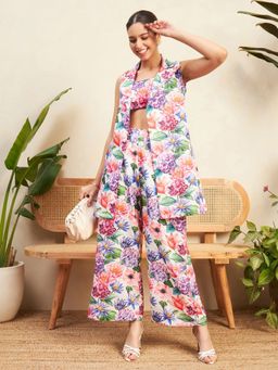 Uptownie - Three Piece Linen Co-Ord Multi (Set of 3)