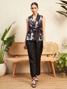 Uptownie - Linen Jacket Black (Set of 3)