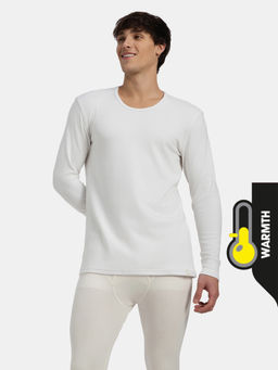 Jockey - 2606 Men Soft Touch Microfiber Elastane Thermal Undershirt-Light Bright White