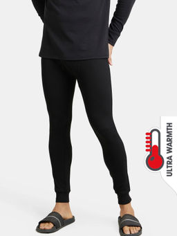 Jockey - 2623 Men Soft Touch Microfiber Elastane Thermal Long John - Black