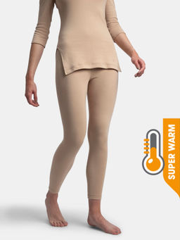 Jockey - 2544 Women Super Warm Combed Cotton Rich Brushed Thermal Leggings - Skin