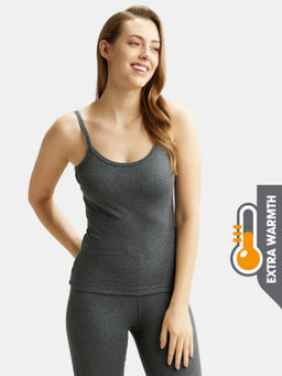 Jockey - 2501 Women Extra Warmth Combed Cotton Rich Thermal Camisole - Charcoal Melange