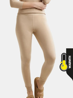 Jockey - 2523 Women Soft Touch Microfiber Elastane Stretch Leggings - Skin