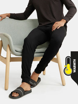 Jockey - 2622 Men Soft Touch Microfiber Elastane Stretch Thermal Long Johns - Black