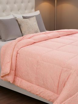 Florida - Goose Down Filling 230 GSM Double Bed AC Comforter (Pink, 220 x 240 cm)