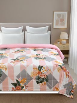 Florida - Printed Microfiber Reversible 180 GSM Double Bed AC Comforter (220x240 cm)