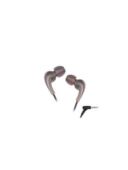 FINGERS - Beautific Wired Earphones (Exclusive Earbuds, In-line Mic, L-Pin Connector (Dark Silver)