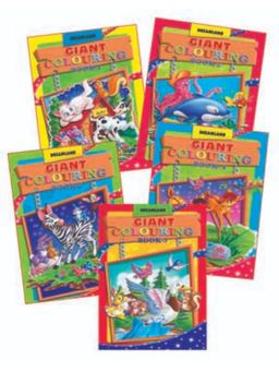 Dreamland - Giant Colouring Books - 5 Titles Colouring Books