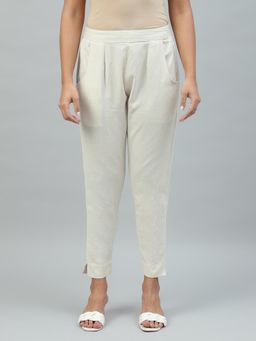 Gahan - The Lifestyle Co .Women Straight-Fit Wide Leg Trousers