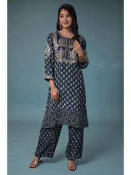 Zari Jaipur - Silk Kurta with Trouser (Set of 2)