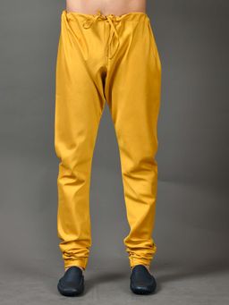 Simaaya - Yellow Premium Quality Silk Pyjama for Men