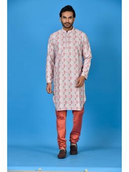 Simaaya - Purple Premium Quality Silk Kurta with Churidar (Set of 2)