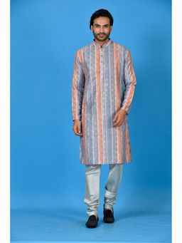 Simaaya - Multi-Colour Premium Quality Silk Kurta with Churidar (Set of 2)