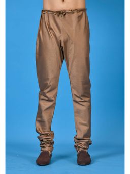 Simaaya - Brown Premium Quality Silk Pyjama for Men