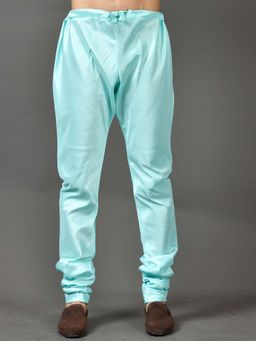 Simaaya - Blue Premium Quality Silk Pyjama for Men