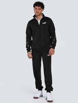 Puma - Mens Black Solid Jacket and Joggers (Set of 2)