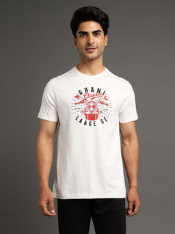Royal Enfield - Haryana Printed White T-Shirt