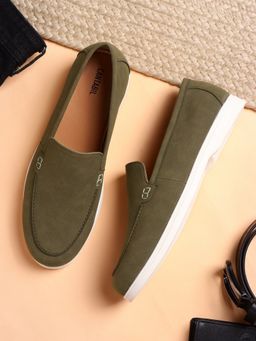 Cantabil - Casual Olive Loafers for Men