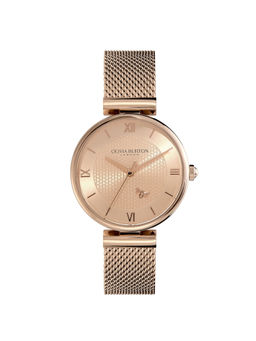 Olivia Burton - Minima Bee Qtz Basic Light Carnation Gold Round Dial Womens Watch (24000097) (M)