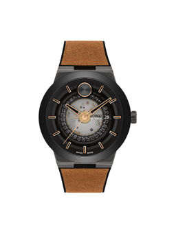 Movado - Bold Swiss Auto Black Round Dial Mens Watch (3601248) (M)