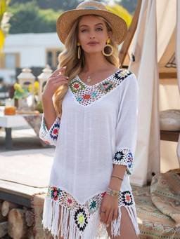 Oh Rare - Women Flower Design Cover Up