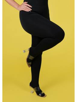 Keepfit - Plus Size Stretchable Fur Thermal Warm Stockings For Women