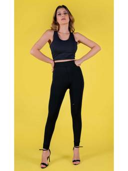 Keepfit - Women's Inner Pocket Stretchable Fleece Thermal Warm Footless Stockings
