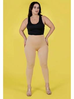 Keepfit - Plus Size Stretchable Fleece Thermal Warm Footless Stockings