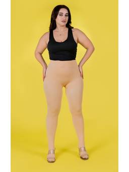 Keepfit - Plus Size Stretchable Fur Thermal Warm Stockings