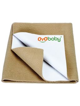 OYO BABY - Beige Solid Cotton Drysheet (S)